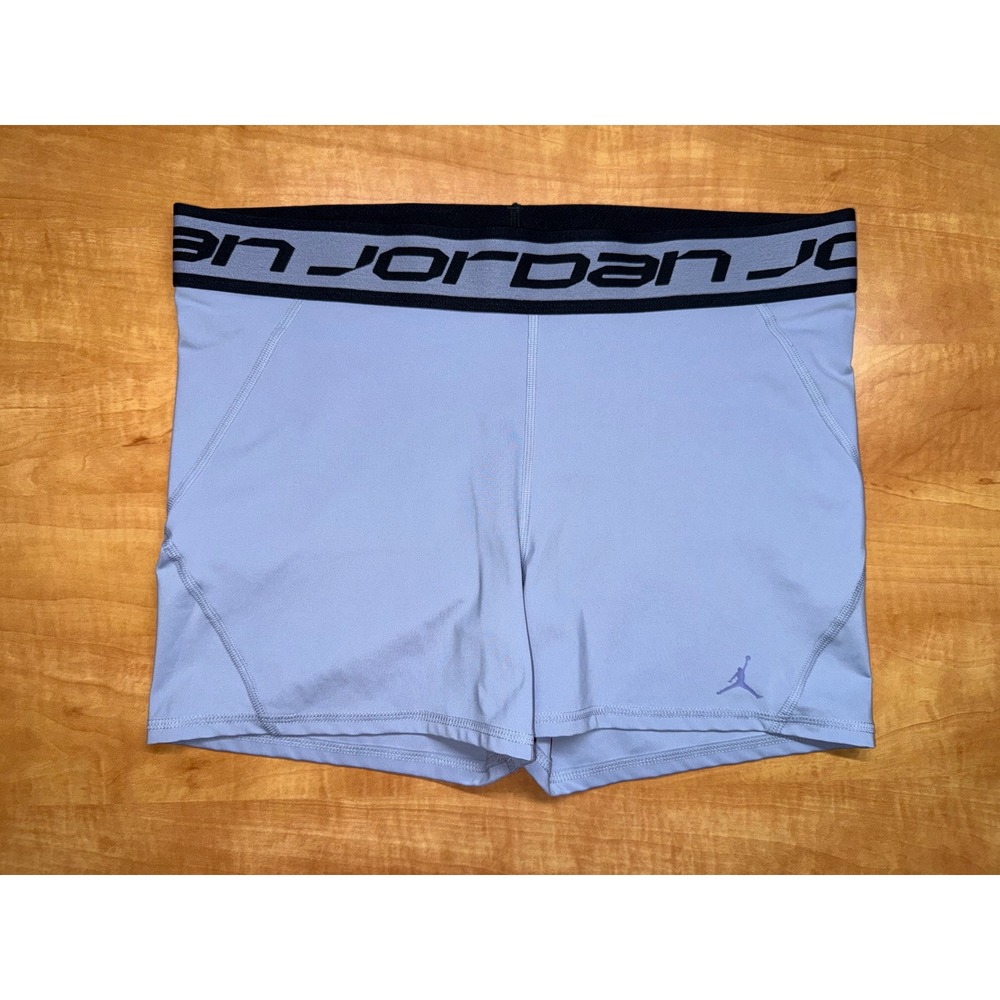 Jordan Womens Dri-FIT Compression Shorts Purple XL Activewear Basketball